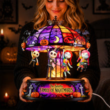 Load image into Gallery viewer, "Illuminate Your Family's Nightmares!" - Family Hang On Theatrical Wheel Light Box, Personalized Gift for All Light Box PopCulturePrints
