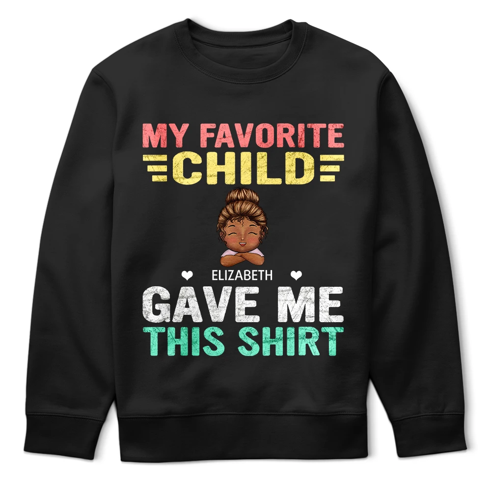 My Favorite Children Gave Me This Shirt - Personalized T-Shirt for Moms and Grandmas T-shirt PopCulturePrints