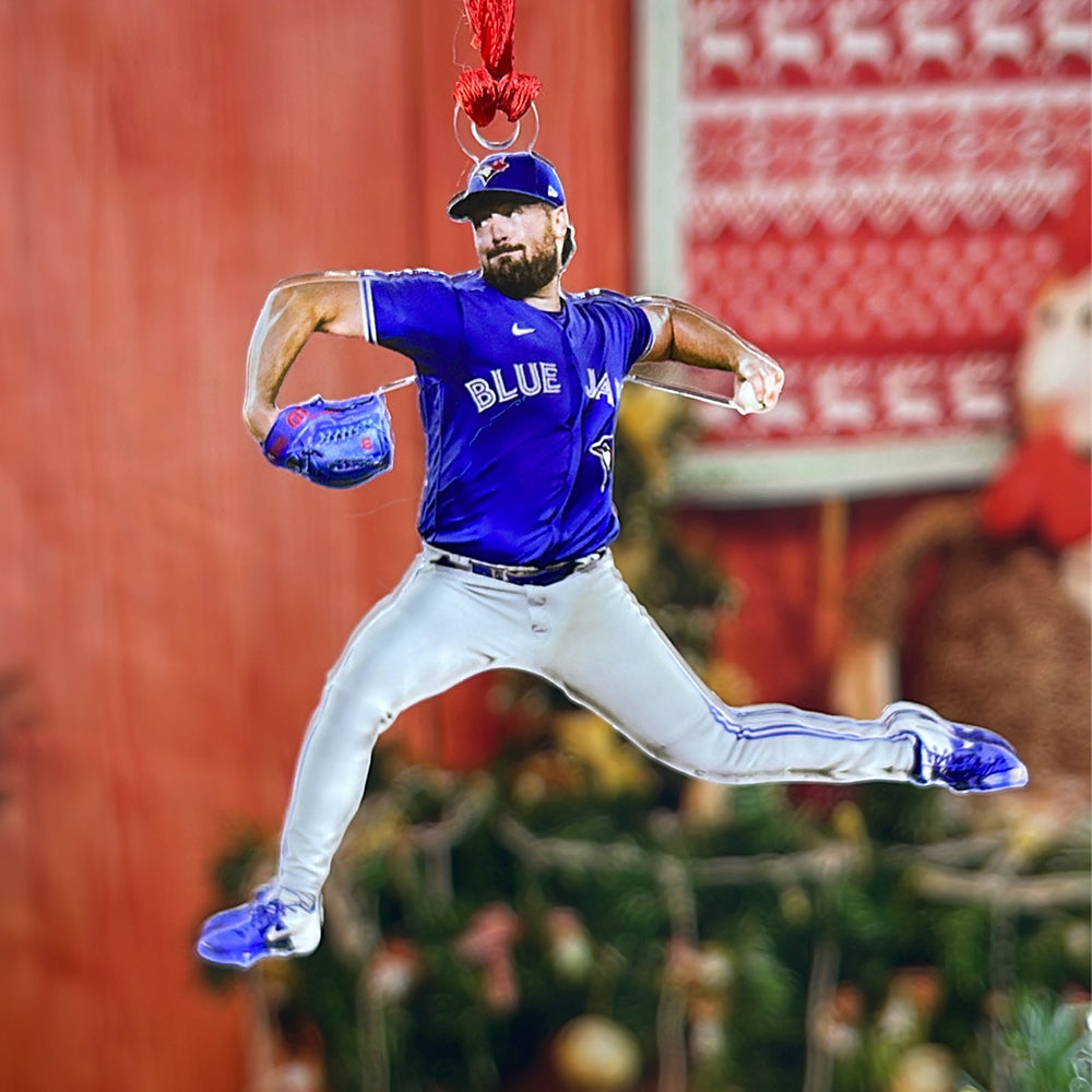 Personalized Baseball Player Ornaments Ornament PopCulturePrints