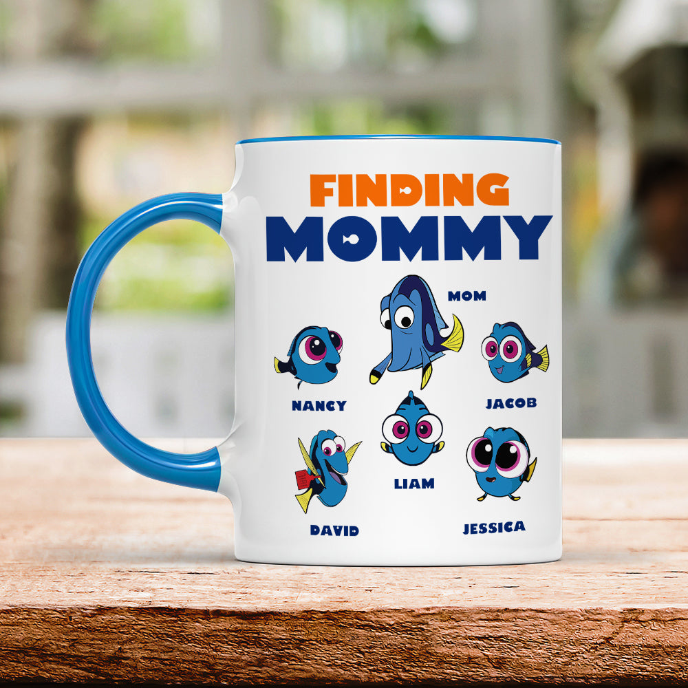 Personalized Finding Mama Coffee Mug – Custom Names for Every Loving Mom Coffee Mug PopCulturePrints