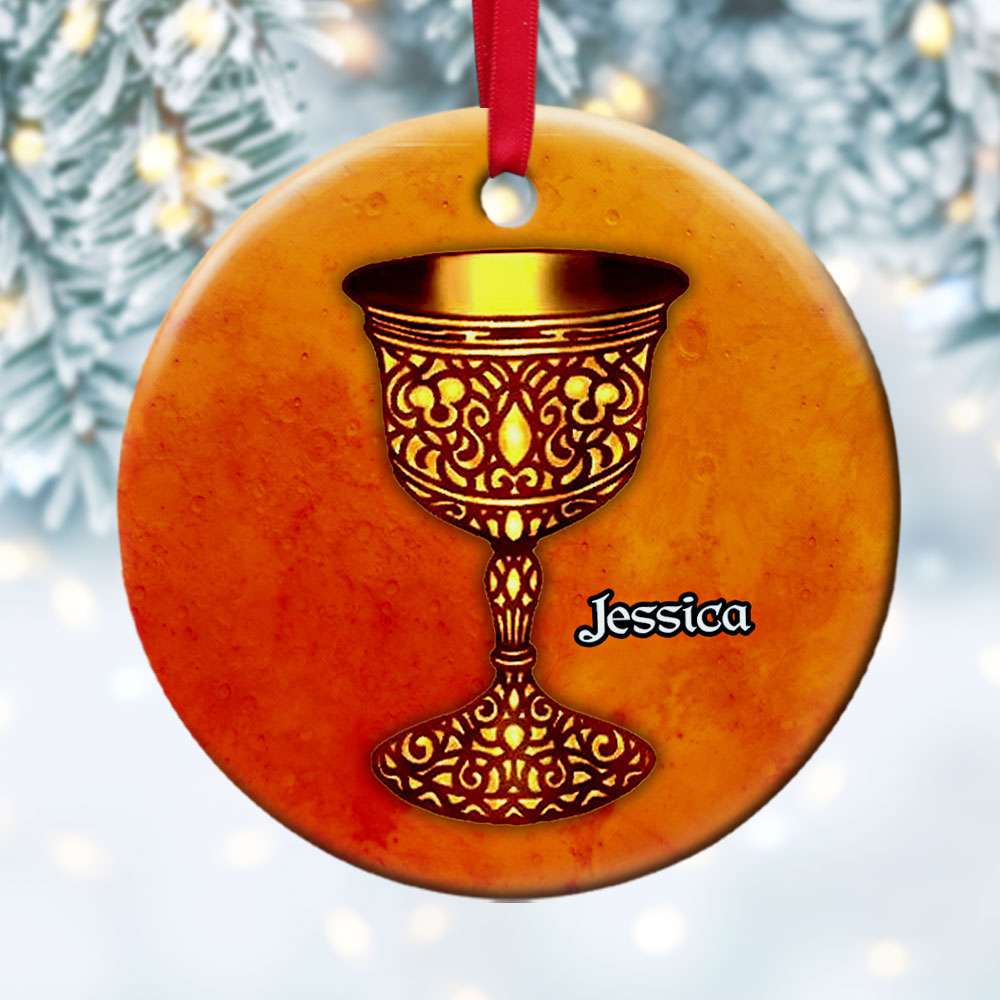 Customized Book Lover Christmas Ornament - Festive Edition Ornament PopCulturePrints