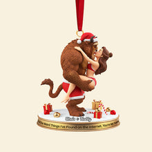 Load image into Gallery viewer, “You’re My Favorite!” – Christmas Romance Couple Ornament | Personalized Gift for Couples Ornament PopCulturePrints
