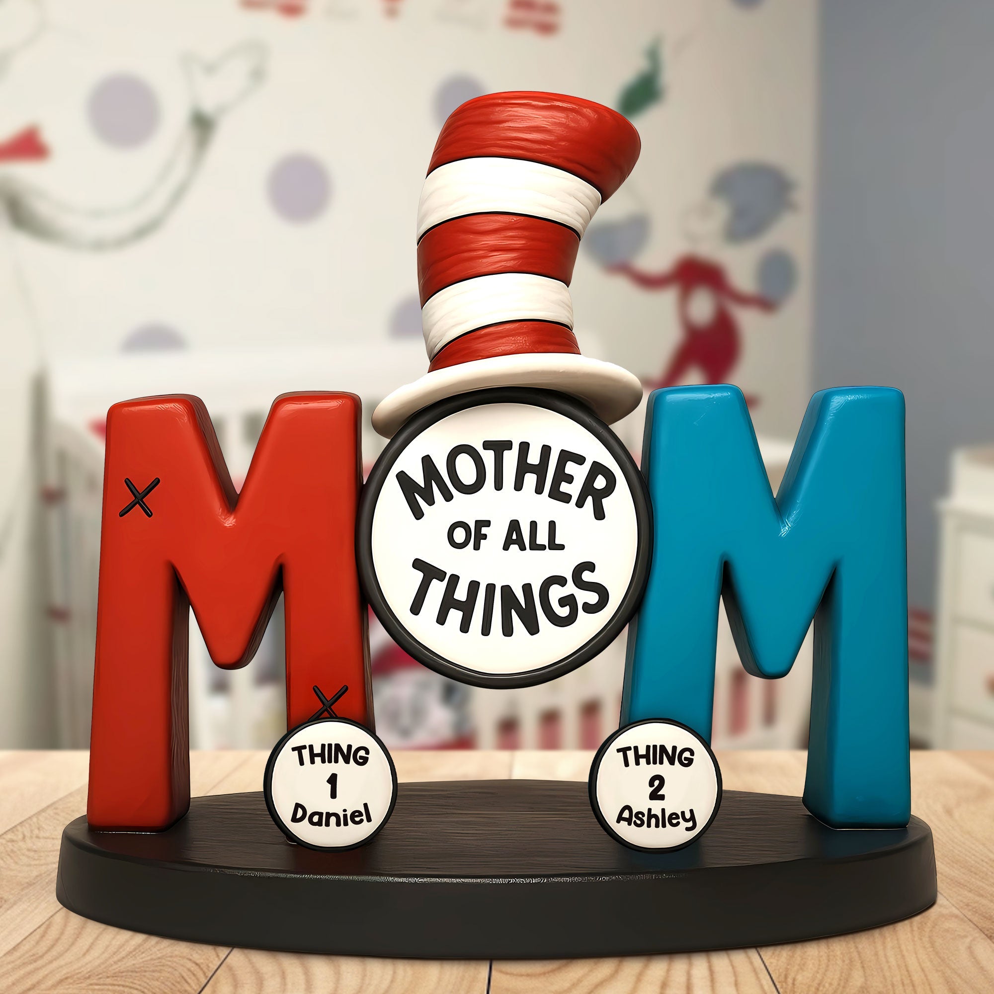 Mother of All Things - Personalized Gifts for Mom Shaped Plaques PopCulturePrints