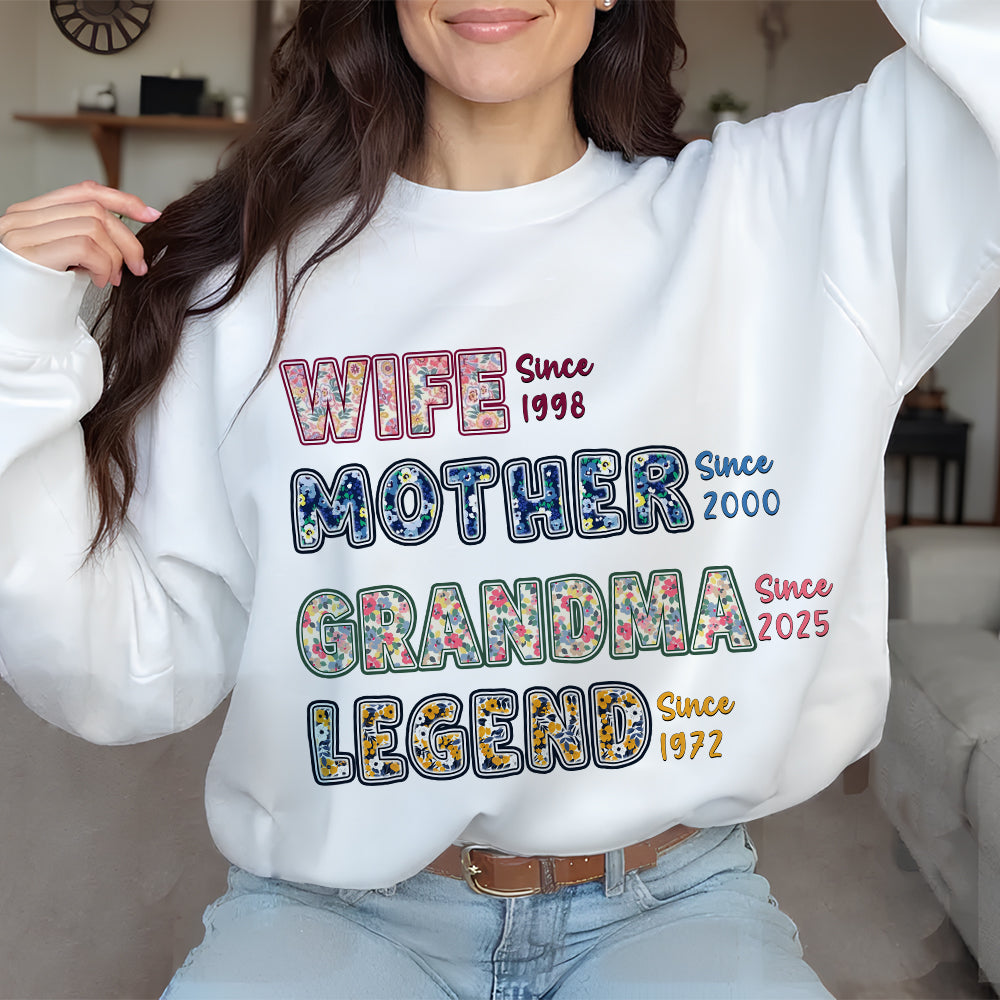 Celebrate Every Moment - Custom Year Mom Shirt - Personalized Gift for Mom, Grandma & Wife Shirts PopCulturePrints