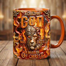 Load image into Gallery viewer, A Child of God - Warrior of Christ Mug - Personalized Gifts for Faithful Friends and Family Coffee Mug PopCulturePrints
