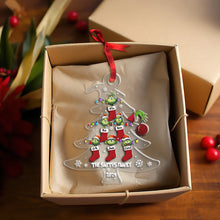 Load image into Gallery viewer, Personalized Grinch Family Christmas Ornament Ornament PopCulturePrints
