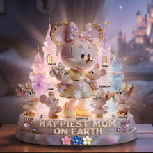 Load image into Gallery viewer, "Happiest Mom On Earth" - Personalized Light Box for Special Mothers Light Box PopCulturePrints
