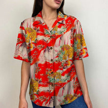 Load image into Gallery viewer, Vibrant Tiger Print Personalized Hawaiian Shirt for Movie Fans Hawaiian Shirts PopCulturePrints
