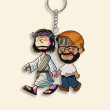 Load image into Gallery viewer, Custom Christian Keychain: Personalized Gift for Faith &amp; Friendship Keychains PopCulturePrints
