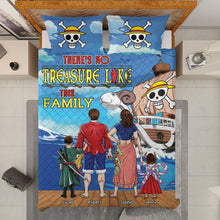 Load image into Gallery viewer, Custom Family Pirate Treasure Bedding Set Blanket PopCulturePrints
