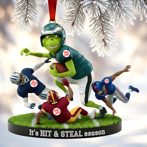 Celebrate the Game: Beat The Rival Ornament - Personalized Christmas Gift Ornament PopCulturePrints