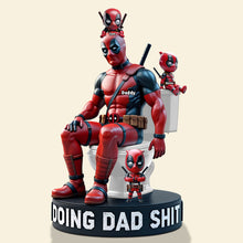 Load image into Gallery viewer, Doing Dad Sh** - Personalized Gift for Dads and Grandpas Shaped Plaques PopCulturePrints
