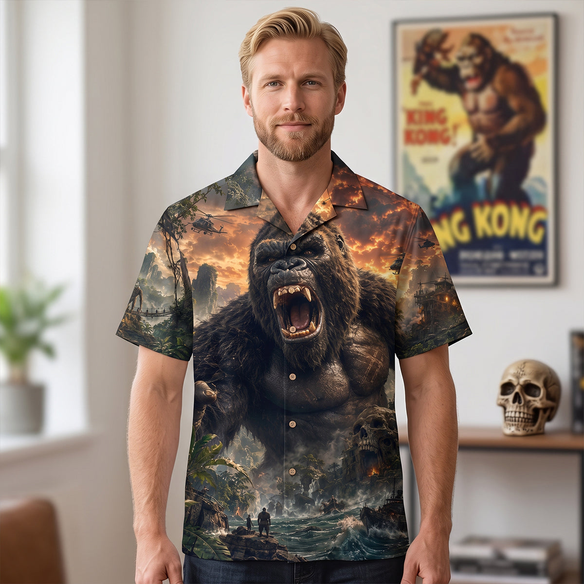 Unleash the Wild Spirit - Clash Hawaiian Shirt - Personalized Gifts for Adventure Seekers
