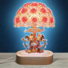 Load image into Gallery viewer, And They Lived Happily Ever After - Cartoon Couple LED Light | Personalized Gift for Couples Led Night Light PopCulturePrints
