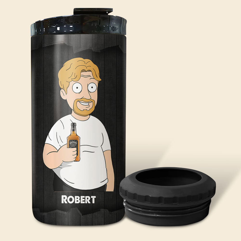 Personalized Drinking Buddy 4-in-1 Cooler Tumbler Can Cooler PopCulturePrints