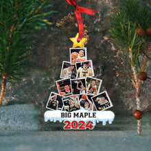 Load image into Gallery viewer, Personalized Basketball Fan Christmas Ornament 2024 Ornament PopCulturePrints
