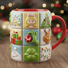 Load image into Gallery viewer, “Spread Holiday Cheer with Our Unique Puzzle Characters!” - Personalized Holiday Coffee Mug - Perfect Gift for Family, Friends, and Co-workers Coffee Mug PopCulturePrints
