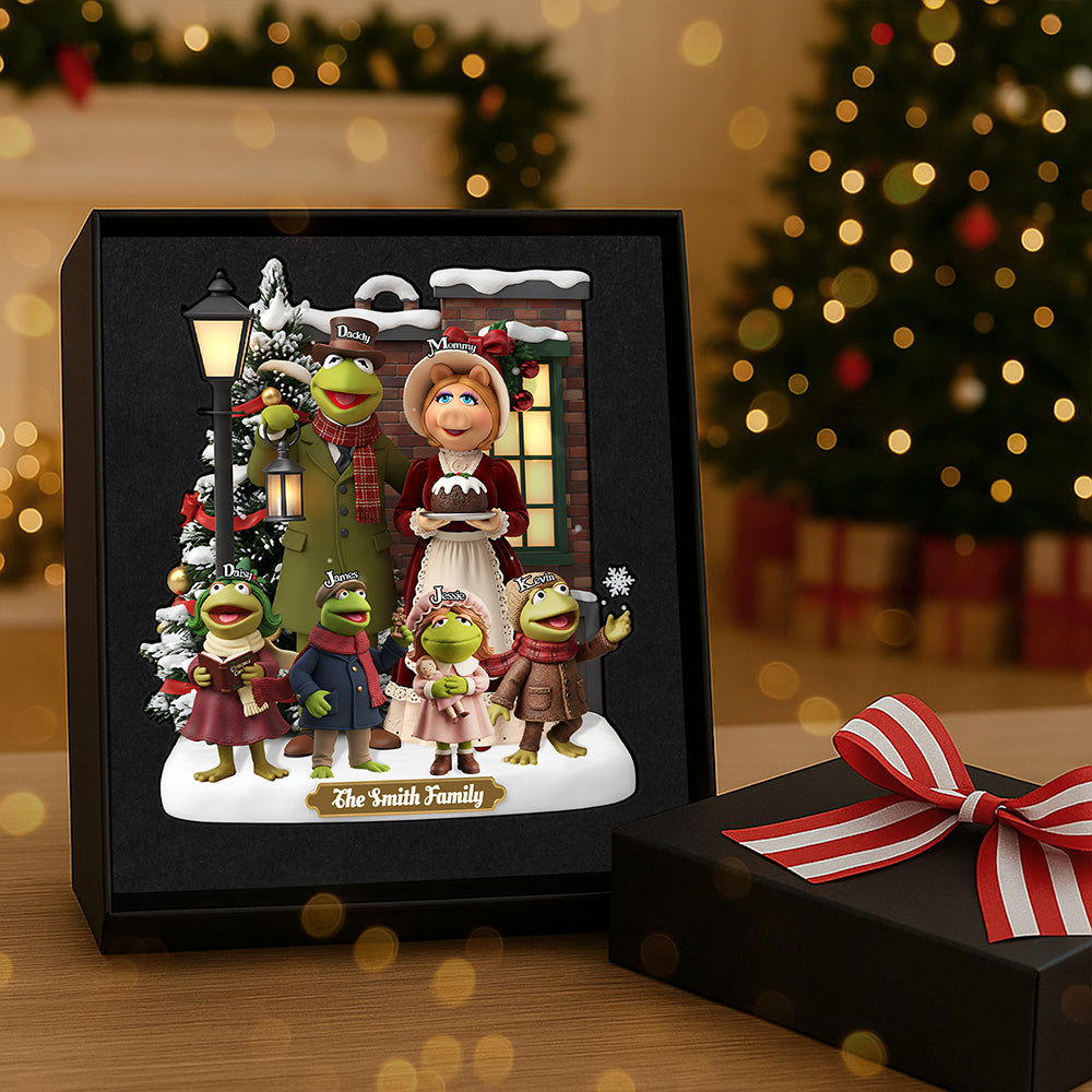 "Family is Everything" - Personalized Christmas Acrylic Ornament - Custom Gift for Everyone in the Family Ornament PopCulturePrints
