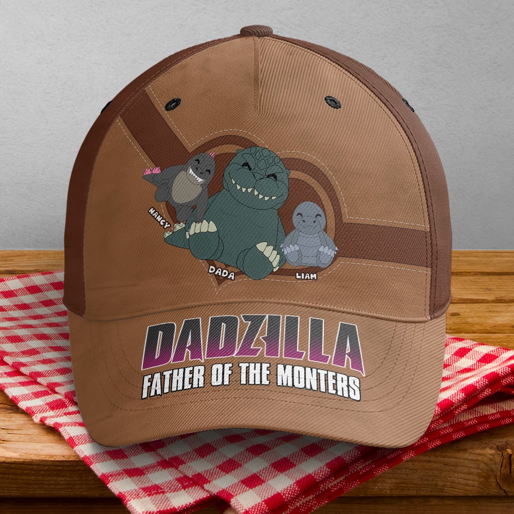 Customized 'Dadzilla' Father's Day Cap - Vintage Style