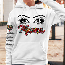 Load image into Gallery viewer, &quot;Show Your Love with a Personalized Touch!&quot; - Custom Mama Hoodie - Perfect Gift for Mom and Grandma AOP Products PopCulturePrints

