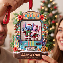 Load image into Gallery viewer, Our First Christmas Together Ornament - Custom Gift for Couples
