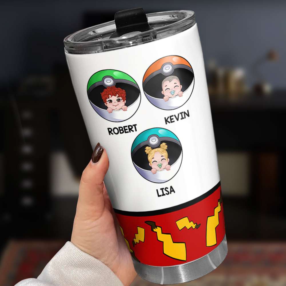 Personalized PokeDad Tumbler Cup - Unique Gift for Father's Day