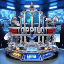 Load image into Gallery viewer, Soar to New Heights - Top Pilot Acrylic Plaque - Personalized Unique Gift for Pilots and Aviation Enthusiasts Shaped Plaques PopCulturePrints
