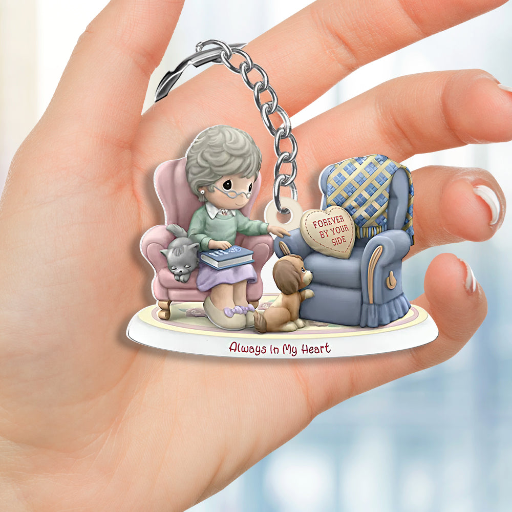 Personalized Forever Keychain for Couples Keychains PopCulturePrints