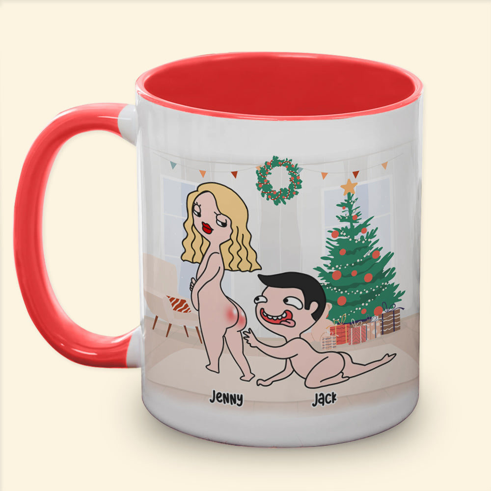 Personalized Naughty Mug - Dirty Mind & Cheeky Fun