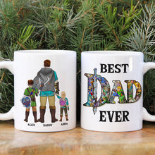Load image into Gallery viewer, Custom Pop Culture Dad Mug - Best Dad Ever Personalized Gift Coffee Mug PopCulturePrints
