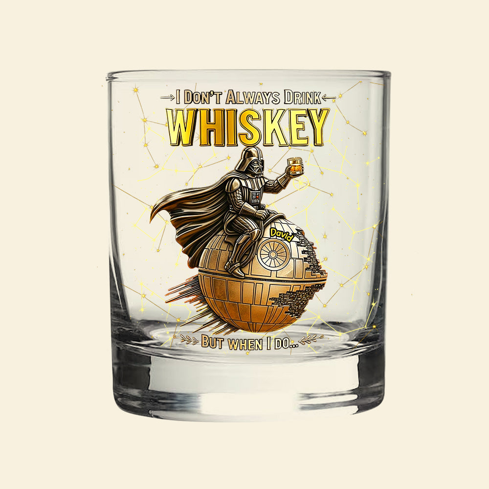 I Don't Always Drink Whiskey - Personalized 11oz Round Glass - Custom Gift for Friends, Family, Whiskey Lovers Whiskey Glass PopCulturePrints
