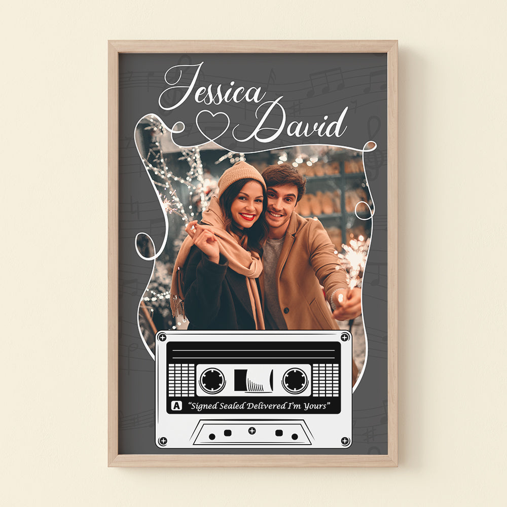 Personalized Sweet Couple Canvas - Unique Gifts for Him and Her Poster & Canvas PopCulturePrints