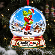 Load image into Gallery viewer, I Fucking Love You - Personalized Furry Naughty Couple Ornament for Christmas
