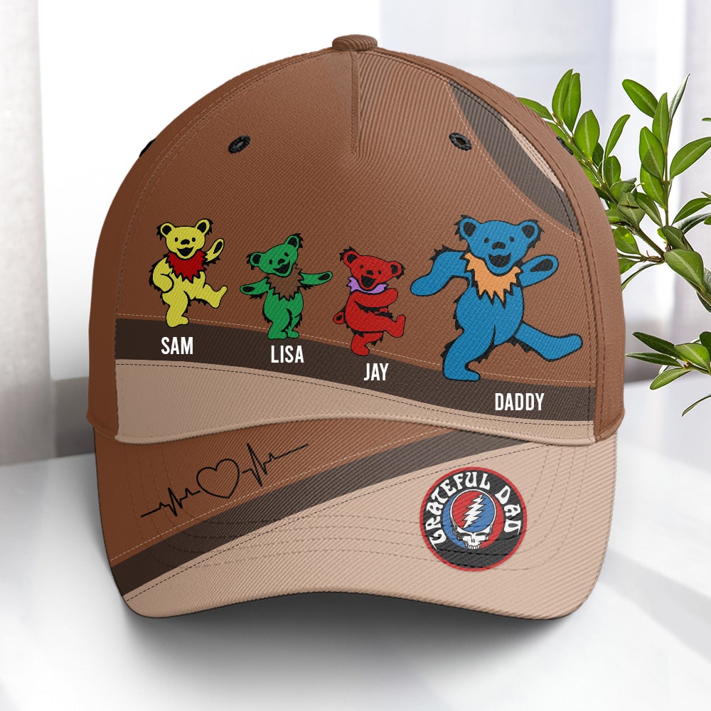 Personalized Dancing Bears Cap for Dad