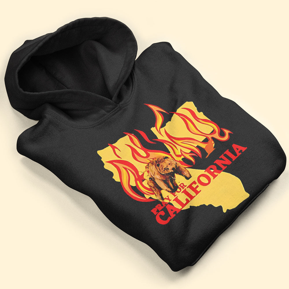 Pray for California Wildfire Tribute Shirt Shirts PopCulturePrints