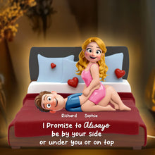 Load image into Gallery viewer, I Promise to Always Be Your Side - Naughty Couple Acrylic Light Box - Personalized Gift for Couples Light Box PopCulturePrints
