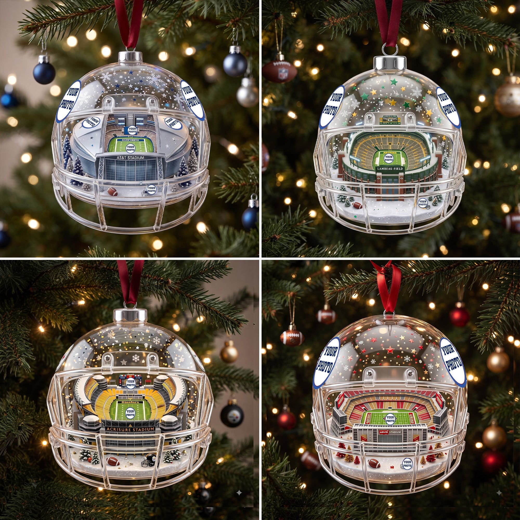 Stadium Acrylic Ornament - Personalized Christmas Gifts For Sport Lovers 01nalu160926 Ornament PopCulturePrints