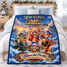 Load image into Gallery viewer, Celebrate 30 Years of Epic Voyages - Personalized One Piece Blanket for Fans Blanket PopCulturePrints
