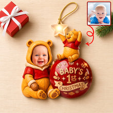 Load image into Gallery viewer, Baby 1st's Christmas Ornament - Custom Photo Gifts For Kids 05paqn061026 Ornament PopCulturePrints
