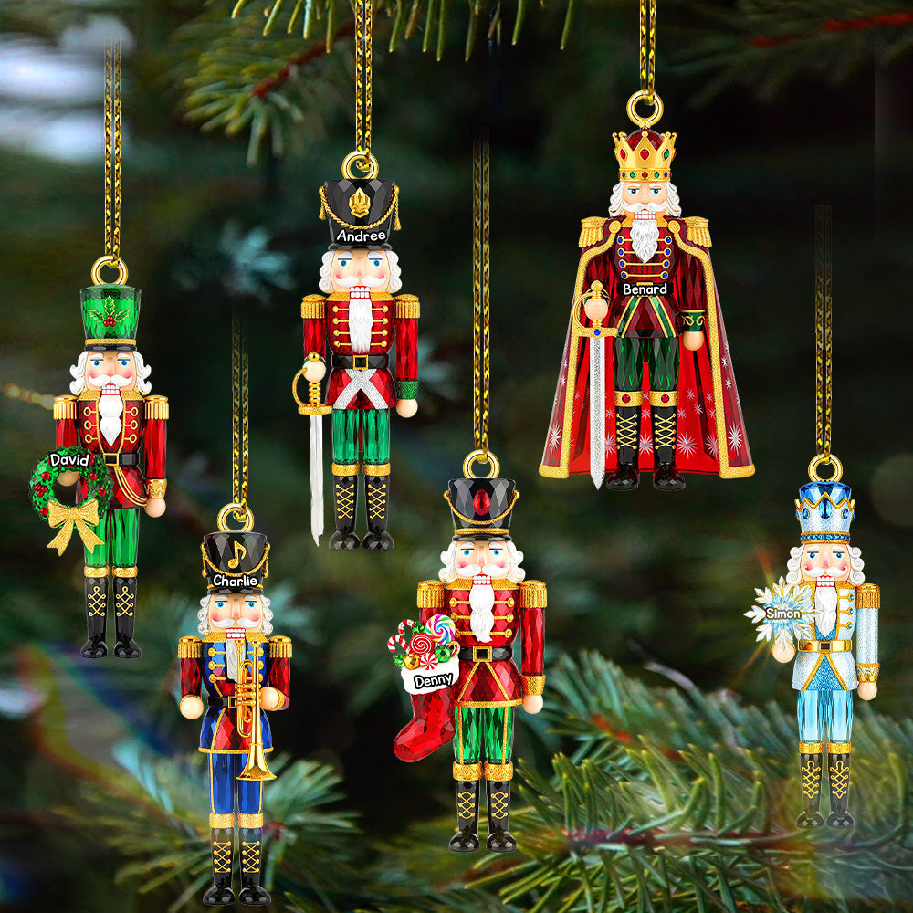 "Celebrate the Joy of Christmas with Personalized Nutcracker Ornaments" - Custom Shape Acrylic Ornament - Gift for Friends, Family, Kids, Colleagues Ornament PopCulturePrints