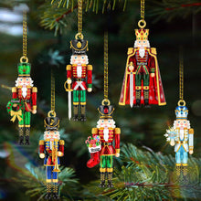 Load image into Gallery viewer, &quot;Celebrate the Joy of Christmas with Personalized Nutcracker Ornaments&quot; - Custom Shape Acrylic Ornament - Gift for Friends, Family, Kids, Colleagues Ornament PopCulturePrints
