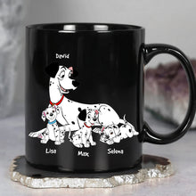 Load image into Gallery viewer, Best Dad Ever Personalized Dalmatian Coffee Mug Coffee Mug PopCulturePrints
