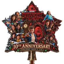 Load image into Gallery viewer, "Celebrate Your Love for the Upside Down with Our Dark Parallel World Tree Topper!" - Personalized Christmas Gift for Fans of Stranger Things

