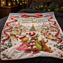 Load image into Gallery viewer, “Maybe Christmas means a little bit more” - Shining Christmas Blanket - Personalized Gift for Loved Ones Blanket PopCulturePrints
