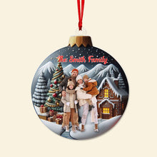 Load image into Gallery viewer, Personalized Family Christmas Ornament Ornament PopCulturePrints
