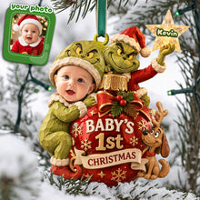 Load image into Gallery viewer, Celebrate Their First Christmas – Personalized Baby Ornament - Unique Gift for New Parents, Grandparents &amp; Kids
