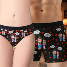 Load image into Gallery viewer, Personalized Couple's Magic Stick Boxers &amp; Briefs Boxer Briefs PopCulturePrints
