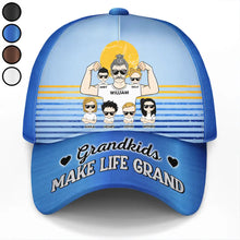 Load image into Gallery viewer, Grandkids Make Life Grand - Personalized Classic Cap Classic Cap PopCulturePrints
