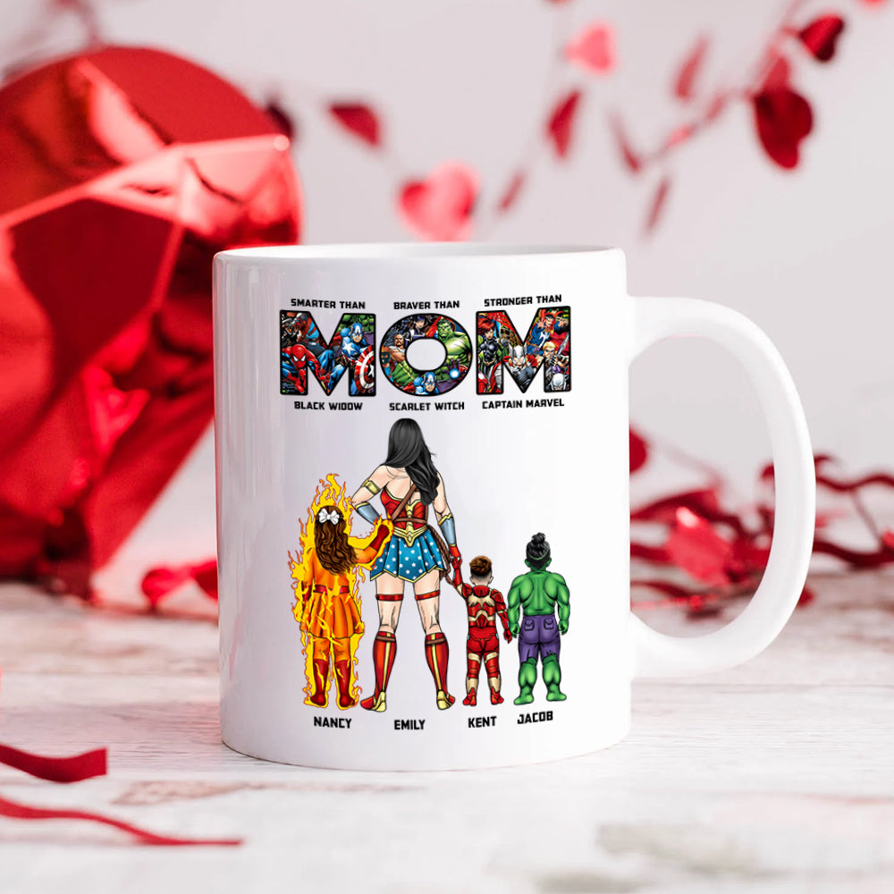 Superdad Personalized Coffee Mug - Perfect Gift for Father's Day Coffee Mug PopCulturePrints