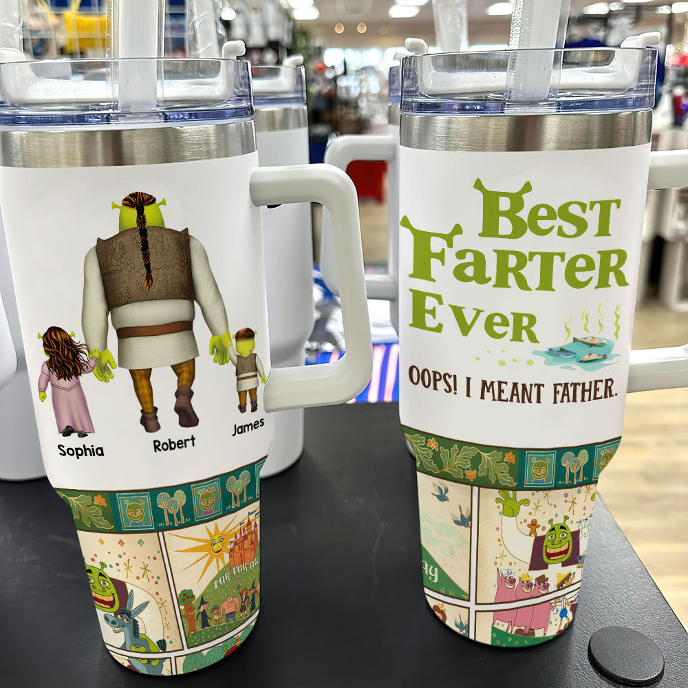 Personalized Funny Dad Tumbler - Best Farter Ever Tumbler Cup PopCulturePrints